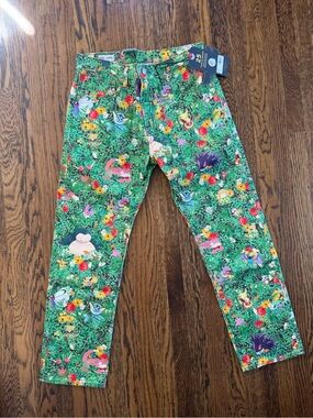 Levi's x Pokémon 551 Z Authentic Straight Jeans 'Garden Green' 31 x 30